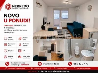🏡 Dvije garsonjere na TOP lokaciji
📍 28 m2 - Doboj &ndash; Cara Du&scaron;ana
🔴 NOVO U PONUDI